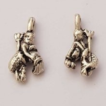 Aquarius Zodiac Sign Charm Silver Metal N°01