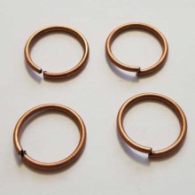 20 open joint rings 20 mm 02 silver plated Copper