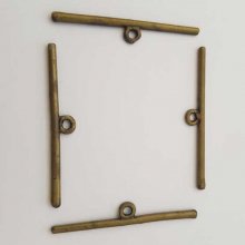Bar Rod For Silver Metal Clasp N°06 Bronze