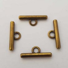 Bar Rod For Silver Metal Clasp N°17 Bronze