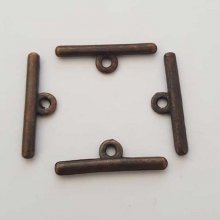 Bar Rod For Silver Metal Clasp N°20 Copper