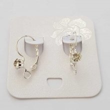 Dormeuse Earring Holder N°100 x 1 Pair Silver