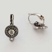 Dormeuse Earring Holder N°103-02 x 1 Pair Silver