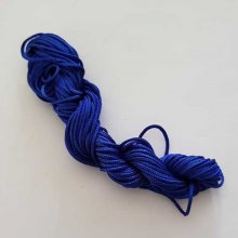 10 Mètres de Cordons 2 mm Nylon Tressés Bleu Electrique