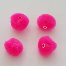 Pompon Rond Fushia N°11