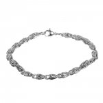 Stainless steel bracelet N°06 of 21.5 cm