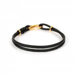 Double Uni European Bracelet Black