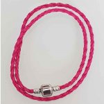 European bracelet 2 turns braided Clip Uni 04 20cm