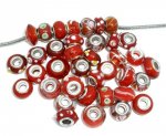 Pearl N°0000 Lot of 100 Red mix