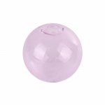 1 Glass ball 16mm round Pink to fill