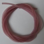 1 meter Pvc cord Hollow 5 mm Plum