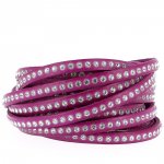 Lilac Leather 06 mm Swarovski Strass by 20 cm