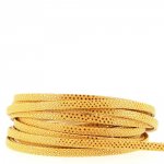 1 meter Lizard strap Yellow/Gold 05 mm