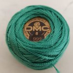 Embroidery cotton beads on a spool, DMC N° 8 - 10 g