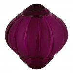 Pearl Lucite Striated Lampwork Aubergine