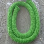 40 cm round climbing rope 10 mm Fluo