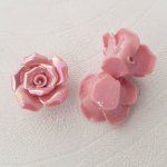 Flower Earthenware 15 mm N°02-08 Light pink