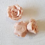 Flower Earthenware 20 mm N°02-04 Beige