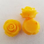 Synthetic Flower 20 mm N°01-08 Dark yellow