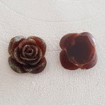 Synthetic Flower 20 mm N°05-16 Brown