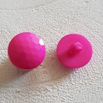 Fancy buttons, children, babies Flat faceted pattern N°05-06 Fushia