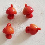 Pendant Mushroom bi-color N°02