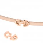 5 mm Zamak pass-through N°01 Doré Rosé