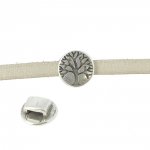 5 mm Zamak pass-through N°06 Silver