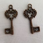 Key Charm N°14 Bronze