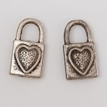 Charm padlock lock N°04