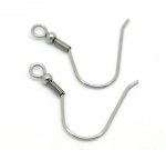 Earring holder Stainless steel hook N°07 x 1 pair