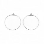 Stainless Steel Creole Earring Holder N°01 x 1 pair