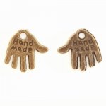 Hand Charm 'MADE HAND' N°01 Bronze