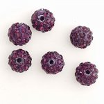 Resin bead strass 10 mm shamballa style N°10