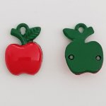 Charm Apple Silver Metal No. 03 kitchen.