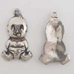 Childrens charm N°36 Zamak (Silver plated)