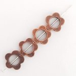 Flower Charm Metal N°033 Copper