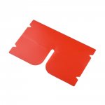 Plastic Storage Clip Organizer Red