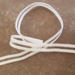 By the meter Fancy white elastic 15 mm 02