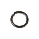 20 Open Junction Rings 07 mm Black