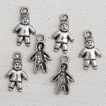 Childrens charm N°58 silver boy