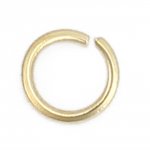 20 Open Junction Rings 03 mm Stainless steel gold plated