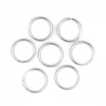 20 Open Junction Rings 15 mm Stainless