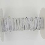 Flat mask elastic 5 mm white N°03 x 13 meters