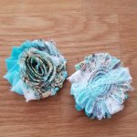 Frayed Fabric Flower No. 11