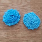 Frayed Fabric Flower No. 22