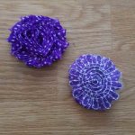 Frayed Fabric Flower Fancy No. 35