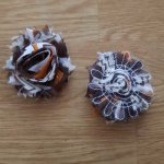 Frayed Fabric Flower Fancy No. 37