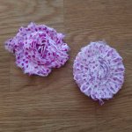 Frayed Fabric Flower Fancy No. 47