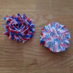 Frayed Fabric Flower Fancy No. 48